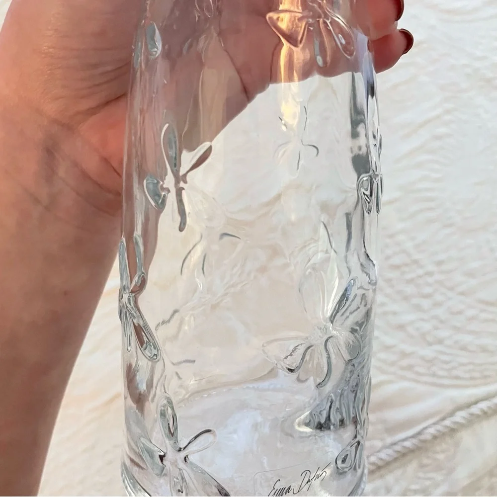 Emma Dafnus Clear Floral Bottle Vase